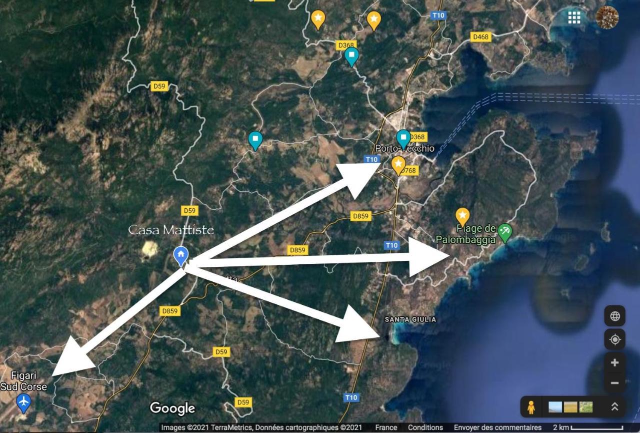 Appartements Avec Jardin Entre Porto-Vecchio Et Figari - Casa Mattiste Sotta Ngoại thất bức ảnh